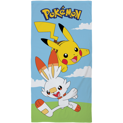 Pokemon Strandlaken, Scorbunny - 70 x 140 cm - Katoen