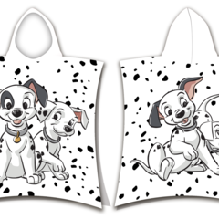 Disney 101 Dalmatiërs Poncho / Badcape Puppies - 50 x 115 cm - Katoen