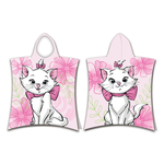 Disney Marie Cat Poncho / Badcape Flower - 50 x 115 cm - Katoen