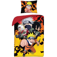 Naruto Dekbedovertrek Squad - (Let op - Met extra grote sloop 70x90cm) - Katoen