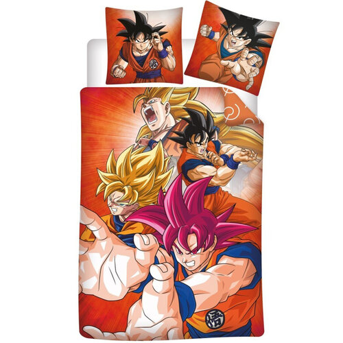 Dragon Ball Z Dekbedovertrek, Z Warrior - Eenpersoons - 140 x 200 - Polyester