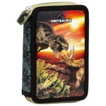 Dinosaurus Gevuld Etui, Schreeuw - 20 x 13 x 4 cm - 27 st. - Polyester