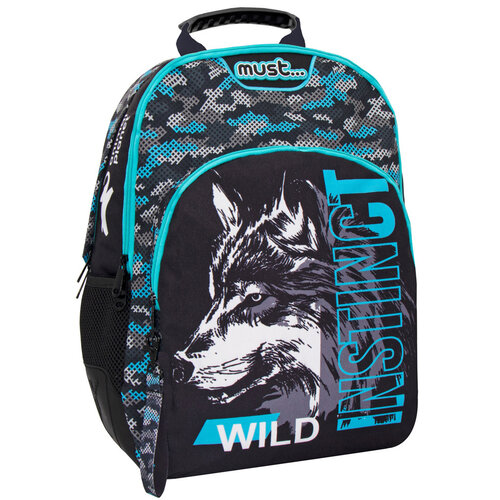 Animal Planet Rugzak Wolf -  45 x 32 x 15 cm - Polyester