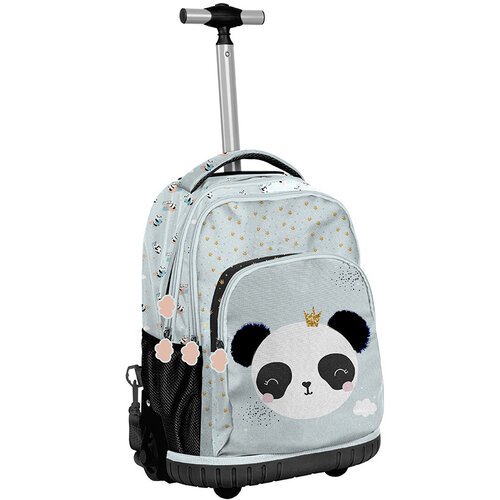 Panda Rugzak Trolley, Glitter - 42 x 31 x 18 cm - Polyester