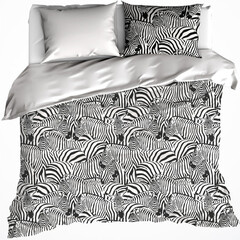 De Witte Lietaer Dekbedovertrek Zebra Cream - Katoen Flanel