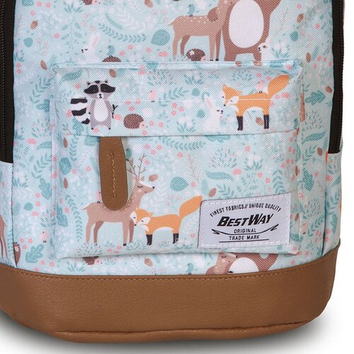 Bestway Peuterrugzak Dieren in het bos - 29 x 21 x 13 cm - Polyester