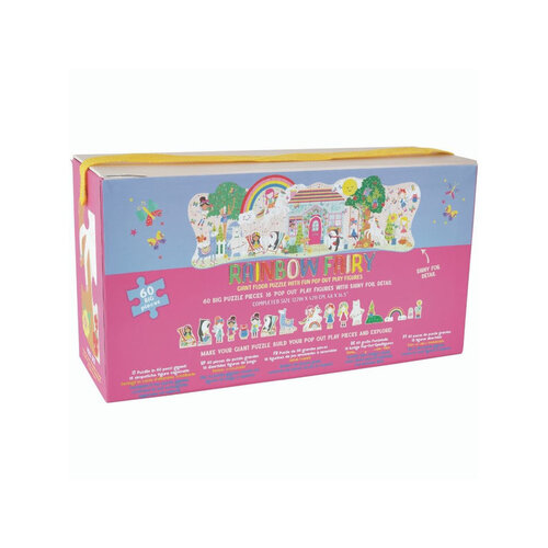 Floss & Rock Vloerpuzzel 60 st., Rainbow Fairy - 122 cmx42 cm