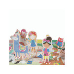 Floss & Rock Vloerpuzzel 60 st., Rainbow Fairy - 122 cmx42 cm