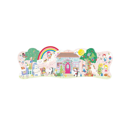 Floss & Rock Vloerpuzzel 60 st., Rainbow Fairy - 122 cmx42 cm