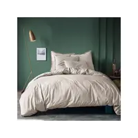 Matt & Rose Dekbedovertrek Beige - zonder kussenslopen - Katoen