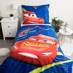 Disney Cars Dekbedovertrek, McQueen - (Let op - Met extra grote sloop 70x90cm) - Katoen