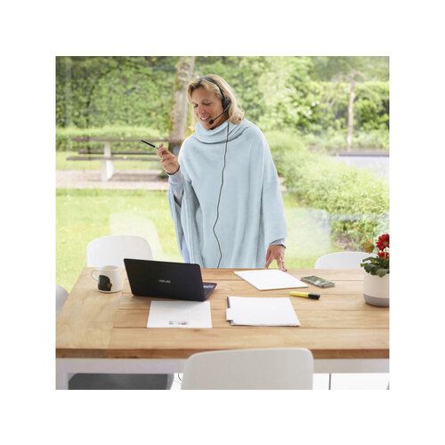 Moodit Poncho Huggle, Donker Grijs - 80 x 80 cm - Polyester