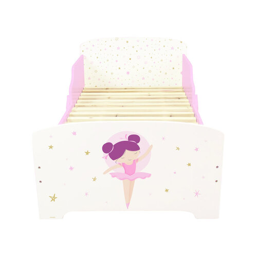 Ballerina Peuter Bed - 70 x 140cm - Multi - Inclusief lattenbodem