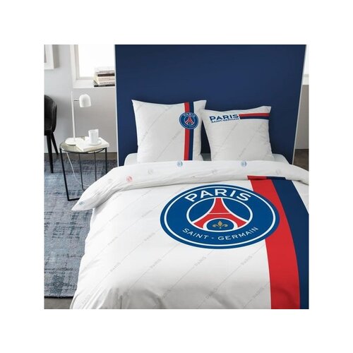 Paris Saint Germain Dekbedovertrek Retro White - Lits Jumeax - 240 x 220 cm - Katoen