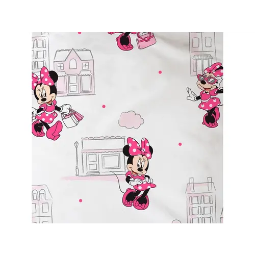 Disney Minnie Mouse Dekbedovertrek Shopping - Eenpersoons - 140 x 200 cm - Katoen