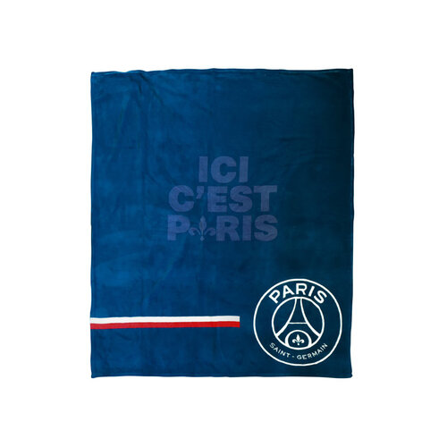 Paris Saint Germain Fleece Deken, Premium - 125 x 150 cm  - Polyester