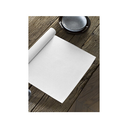 De Witte Lietaer Tafelloper, Sonora Wit - 50 x 160 cm - 100% Katoen