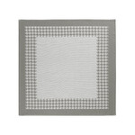 De Witte Lietaer Theedoek Pied de Poule, Grijs - 2 stuks - 65 x 65 cm - Katoen