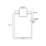 Matt & Rose Dekbedovertrek Balletdanseres - Eenpersoons - 140 x 200 cm - Katoen