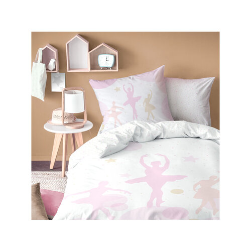 Matt & Rose Dekbedovertrek Balletdanseres - Eenpersoons - 140 x 200 cm - Katoen