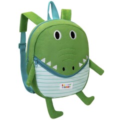 Lemon Ribbon Lemon Ribbon Peuterrugzak Furry Animals Crocodile- 30 x 28 x 6 cm - Polyester