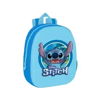 Disney Lilo & Stitch Rugzak, 3D True Blue- 33 x 27 x 10 cm - Polyester