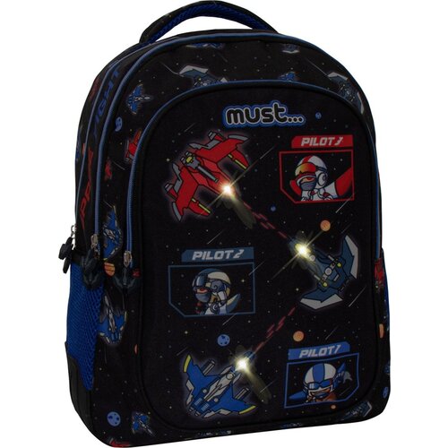 Must Rugzak, Space LED - 43 x 33 x 18 cm - Polyester