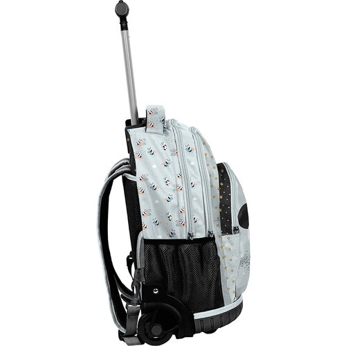 Panda Rugzak Trolley, Glitter - 42 x 31 x 18 cm - Polyester