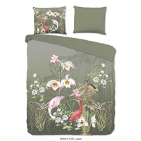 Good morning Dekbedovertrek Lesli - nr.20094 groen 100% katoen