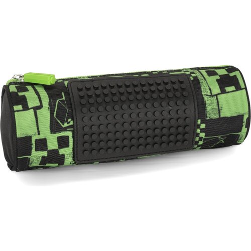 Minecraft Etui Rond, Build - 22 x 8 cm - Polyester