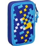 Sonic Gevuld etui, Bleu - 28 stuks - 19,5 x 12,5 x 4  cm - Polyester