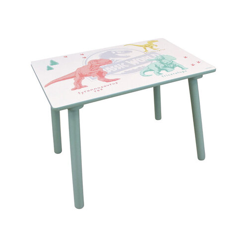 Jurassic World Tafel met stoeltje, Dinosaurus - 41,5 x 60 x 40 + 49,5 x 31,5 x 31 cm - MDF