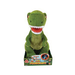 Dinosaurus Knuffel Tyrannosaurus - geluid en licht -  ± 39 cm