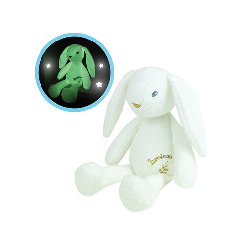 Luminou Knuffel Konijn Glow in the Dark Ca. 30 cm - Pluche