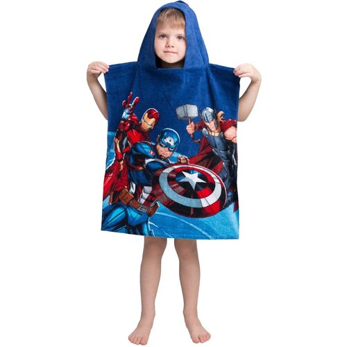 Marvel Avengers Poncho / Badcape Action - 50 x 115 cm - Katoen