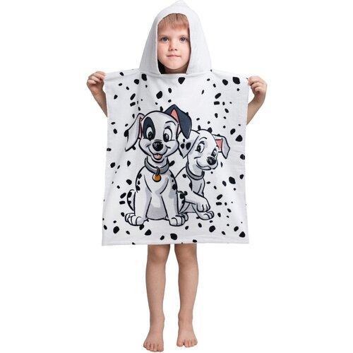 Disney 101 Dalmatiërs Poncho / Badcape Puppies - 50 x 115 cm - Katoen