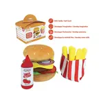 Jemini Tini Cook Burger menu - 16 stuks - Pluche