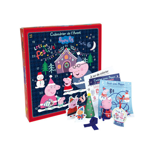 Peppa Pig Adventskalender (35 st.) - 39 x 36 x 6 cm - Div.