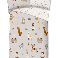 Good morning Dekbedovertrek Woody - kids nr.31020 multi