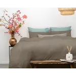 Dreamhouse Dekbedovertrek Mousseline Taupe - Katoen