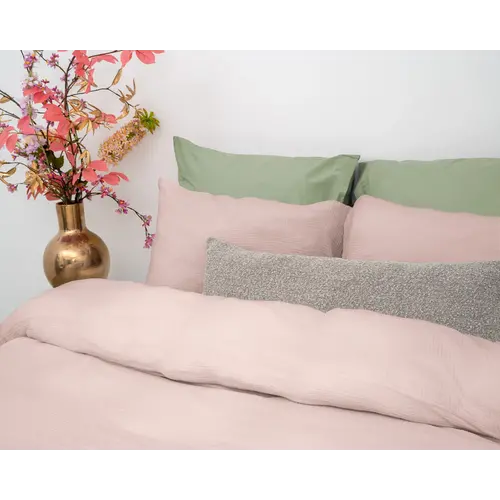 Dreamhouse Dekbedovertrek Mousseline Roze - Katoen