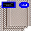 De Witte Lietaer 2 Pack Theedoek Groom-A 2x3 stuks 65 x 70 cm Katoen Bruin