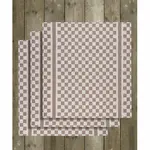 De Witte Lietaer 2 Pack Theedoek Groom-A 2x3 stuks 65 x 70 cm Katoen Bruin