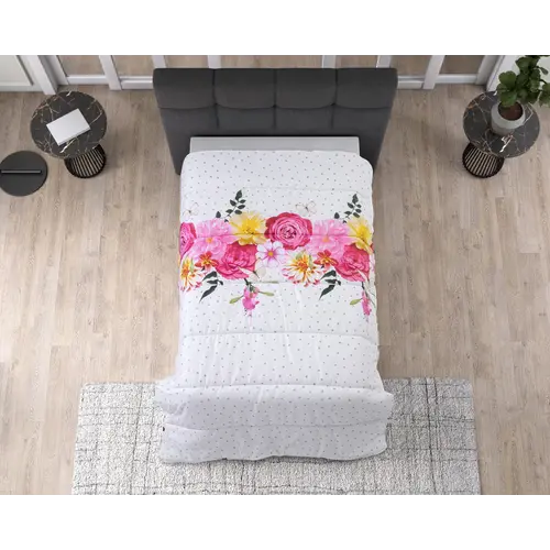 Sleeptime All-in one lazy dekbed Love Garden Wit