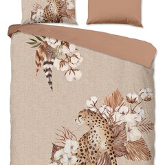 Good morning Dekbedovertrek Chevy - flanel nr.31074 zand