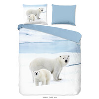 Good morning Dekbedovertrek Care - flanel nr.30980 blauw