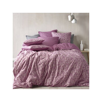 De Witte Lietaer Dekbedovertrek Lea Lilac - Hotelmaat - 260 x 240 cm - Flanel