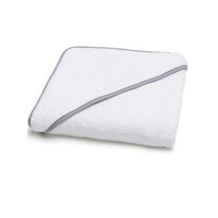 Torres Novas 1845 Poncho / Badcape Mira, Zilvergrijs - 90 x 90 cm - Katoen