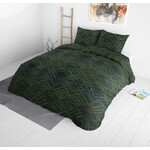 Sleeptime Dekbedovertrek ST ELG Authentic Triangle Green