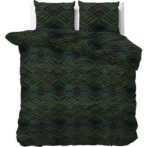 Sleeptime Dekbedovertrek ST ELG Authentic Triangle Green